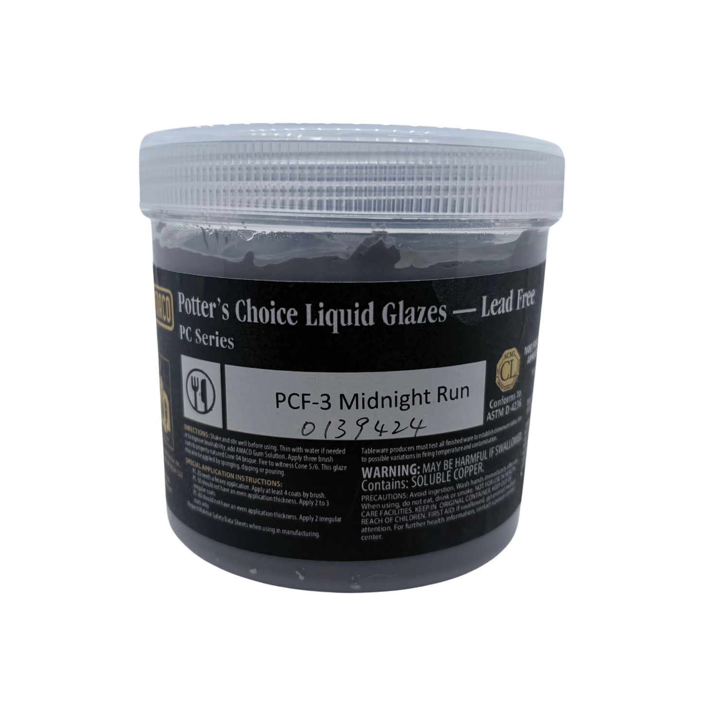 AMACO Potter's Choice Flux - PCF-3 - Midnight Run - 午夜狂奔(16oz)