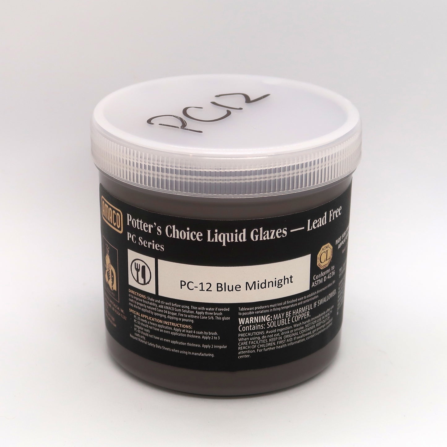 AMACO Potter's Choice - PC-12 Blue Midnight - 午夜藍 (16oz)