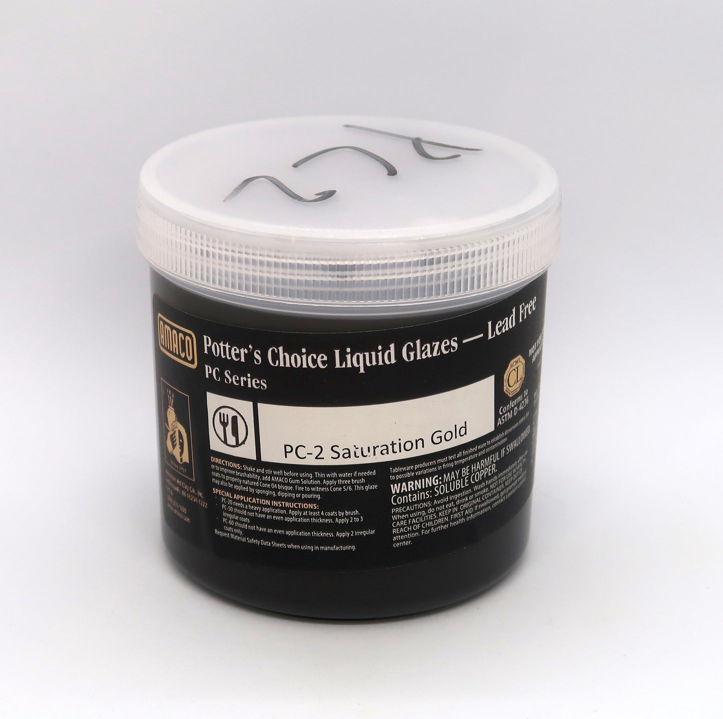 AMACO Potter's Choice - PC-2 Saturation Gold - 古銅金 (16oz)