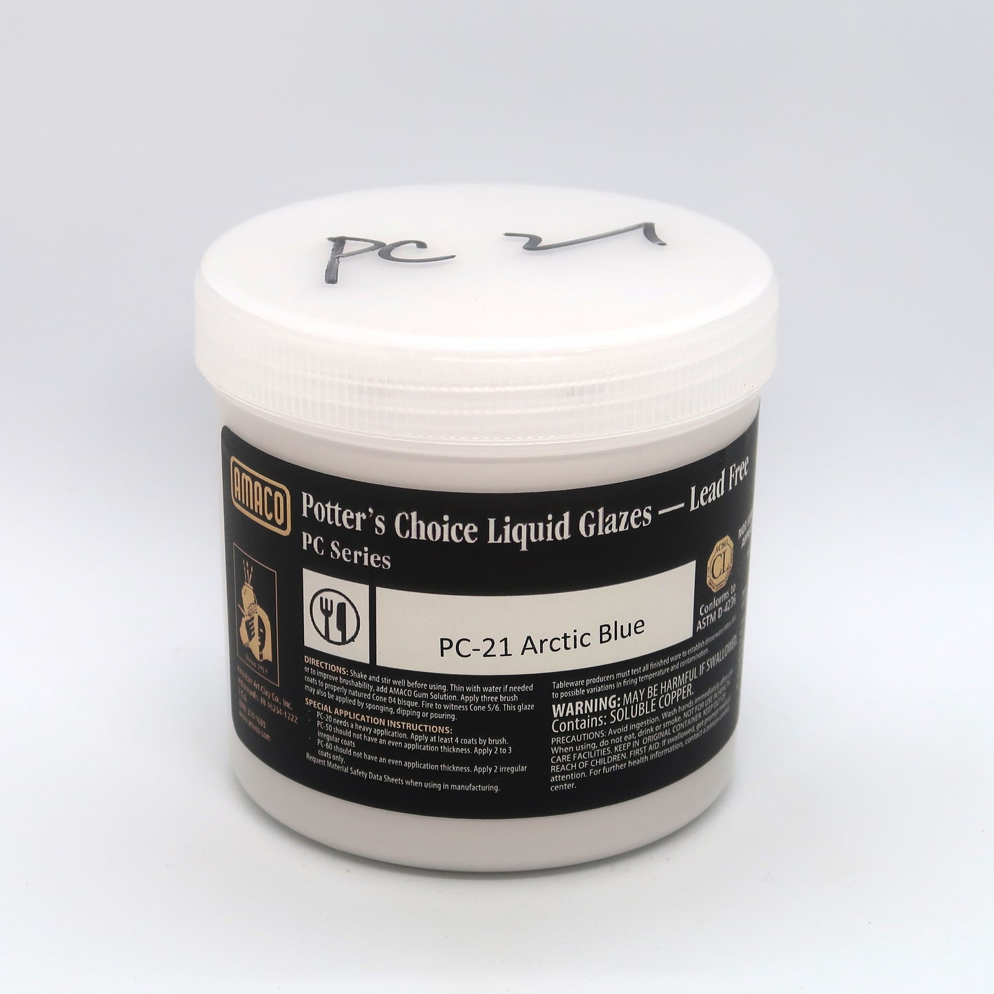 AMACO Potter's Choice - PC-21 Arctic Blue - 北極藍 (16oz)