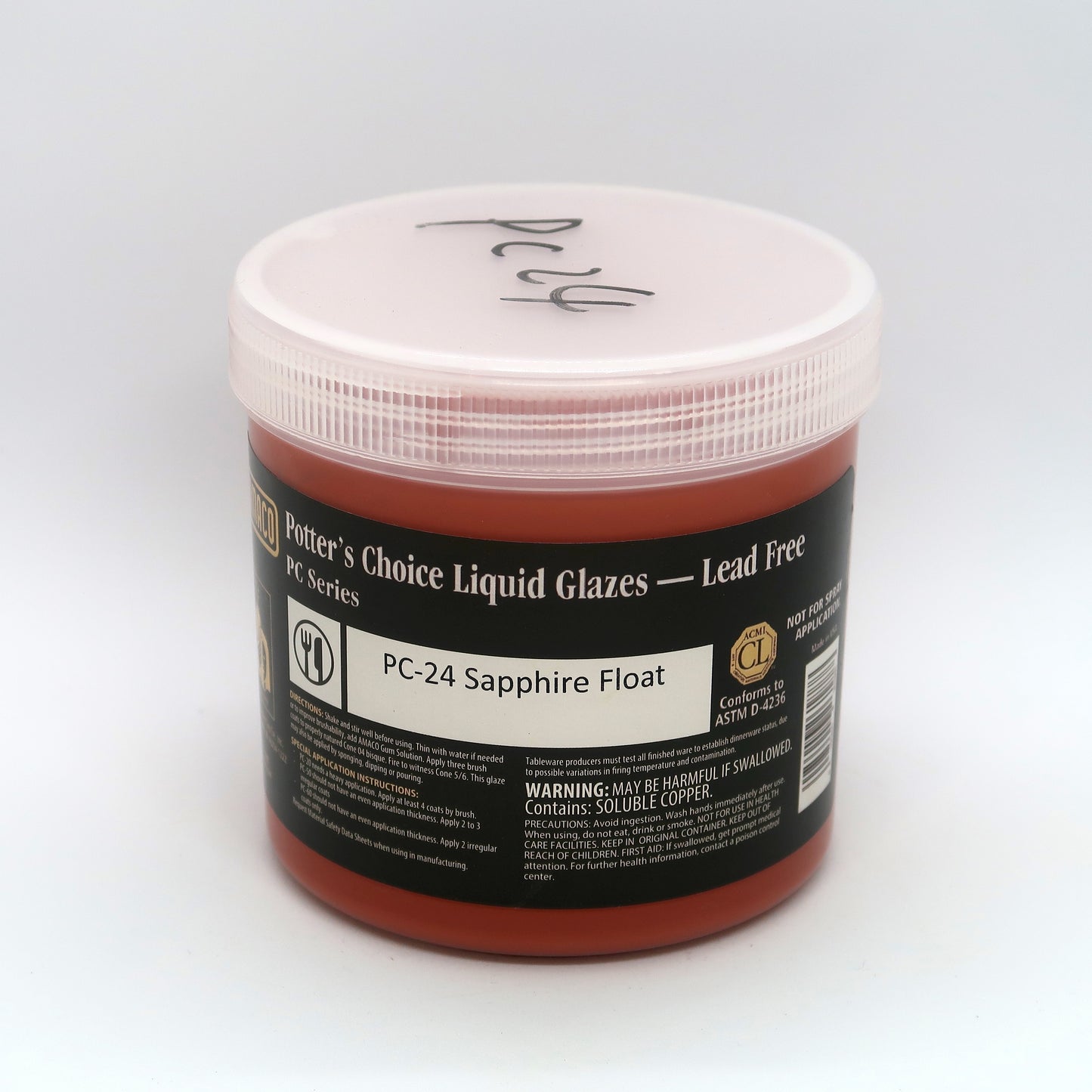 AMACO Potter's Choice - PC-24 Sapphire Float - 寶石藍 (16oz)