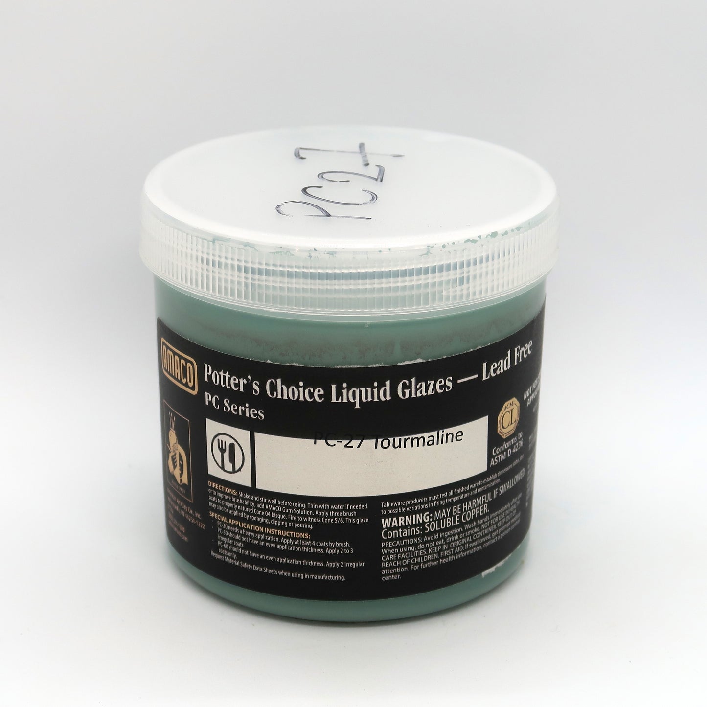 AMACO Potter's Choice - PC-27 Tourmaline - 碧壐綠 (16oz)