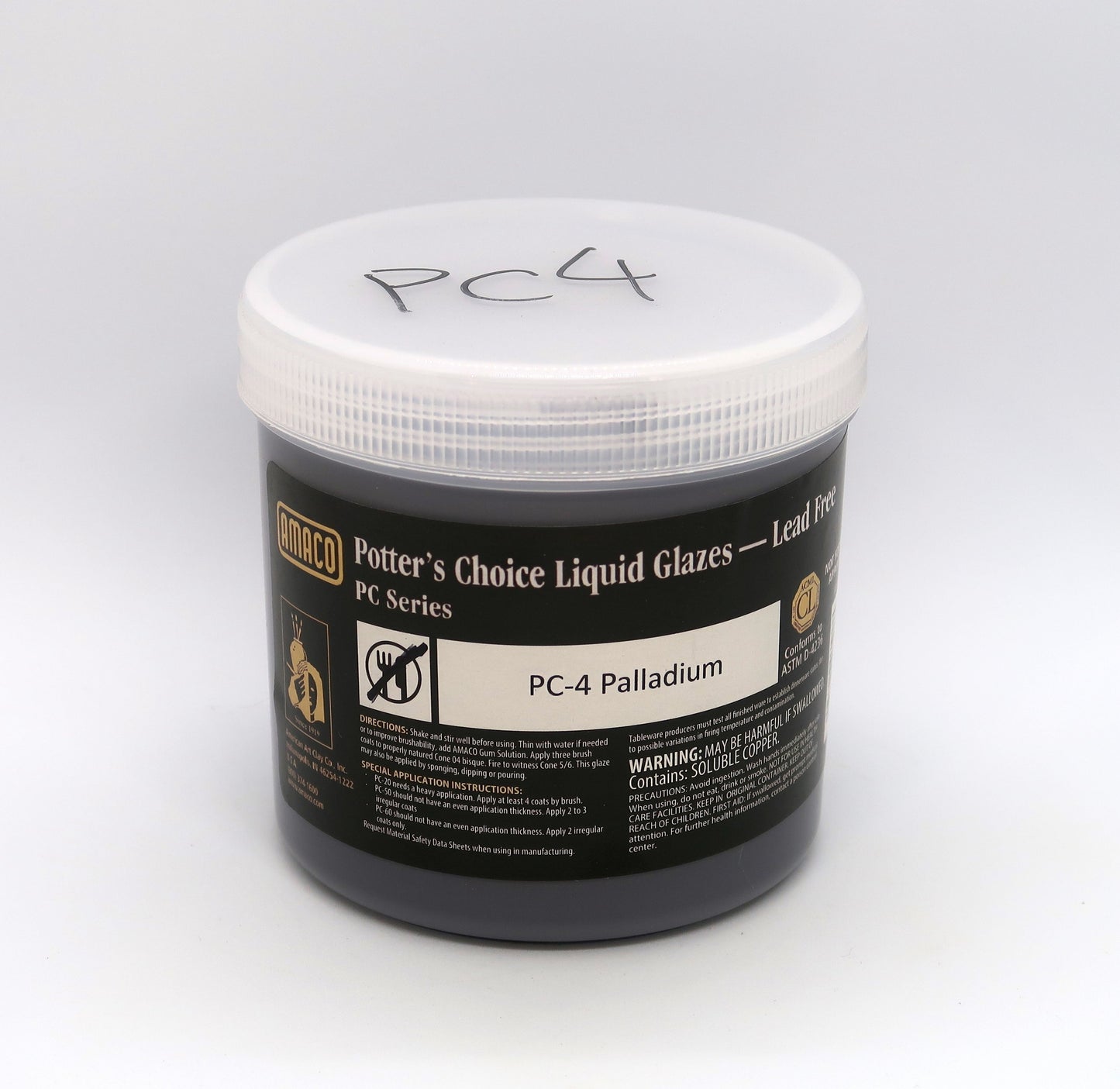 AMACO Potter's Choice - PC-4 Palladium - 碳化銀 (16oz)