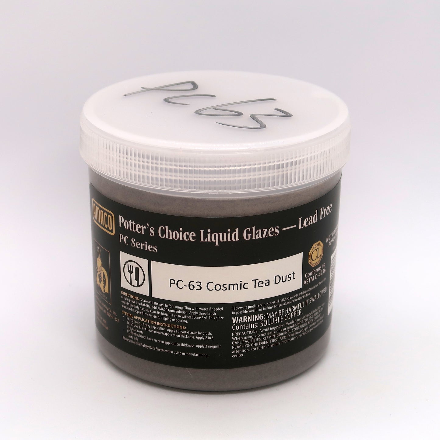 AMACO Potter's Choice - PC-63 Cosmic Tea Dust - 星夜茶色 (16oz)