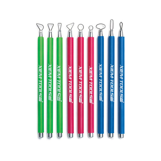 XIEM TOOLS 迷你片挖雕刻工具套裝 (一組9件)