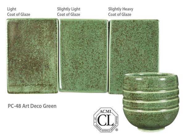 AMACO Potter's Choice - PC-48 Art Deco Green - 青銅綠 (16oz)