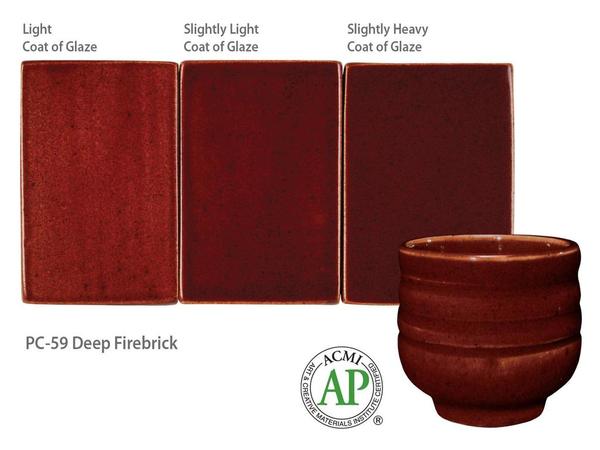AMACO Potter's Choice - PC-59 Deep Firebrick - 磚紅 (16oz)