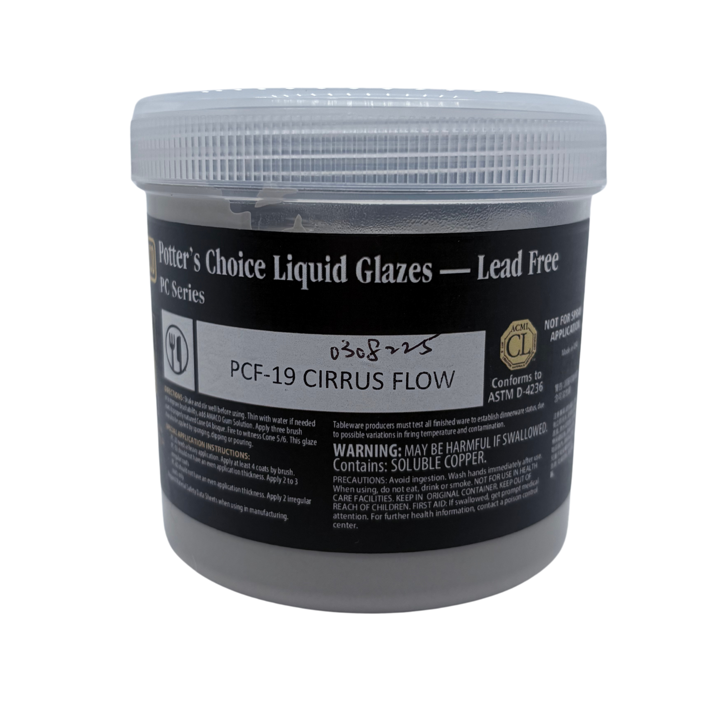 AMACO Potter's Choice Flux - PCF-19 - Cirrus Flow - 卷雲 (16oz)