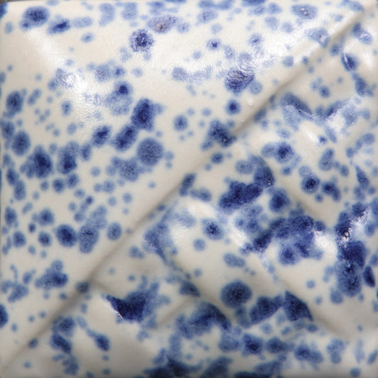 Mayco Stoneware Crystal Glaze - SW-152 Blue Splatteware 藍色潑墨(16oz)