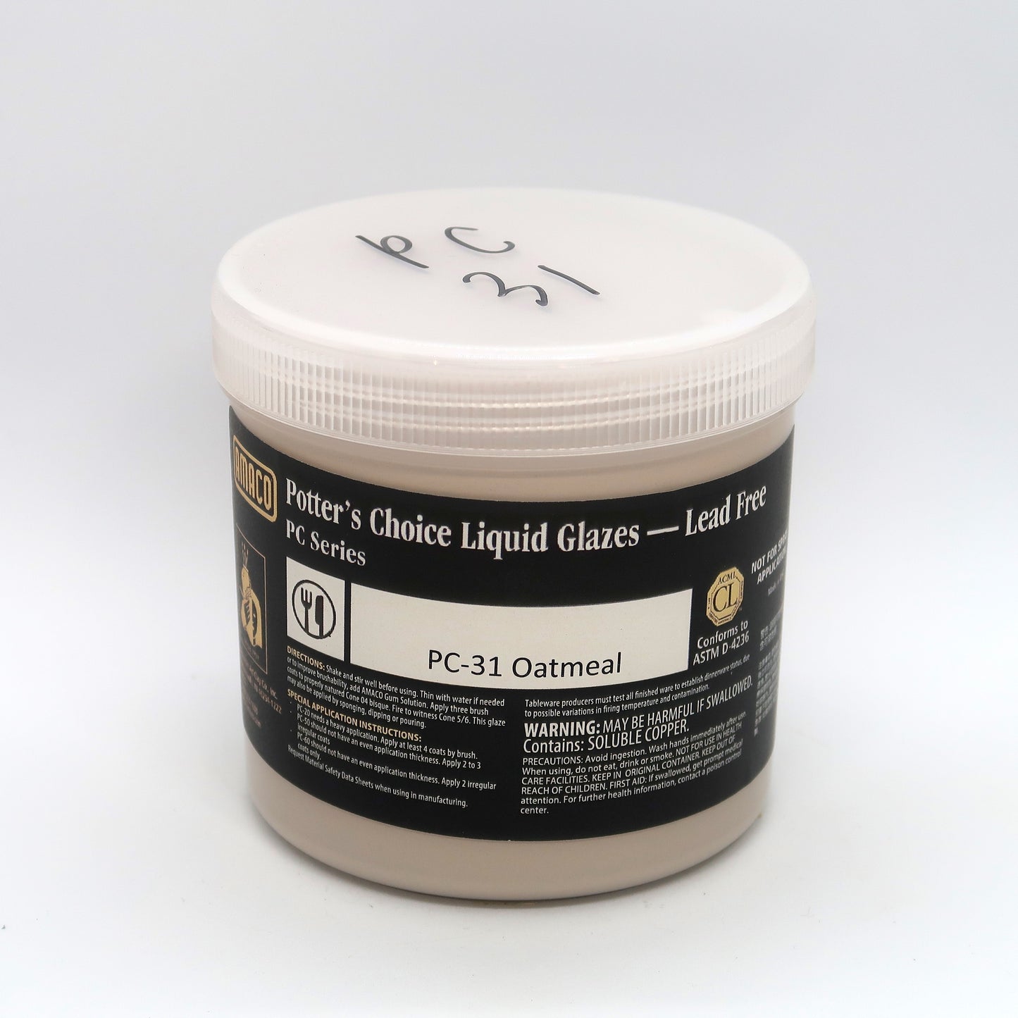 AMACO Potter's Choice - PC-31 Oatmeal - 燕麥 (16oz)