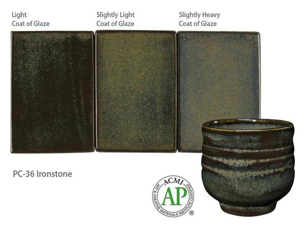 AMACO Potter's Choice - PC-36 Ironstone - 青銅棕 (16oz)
