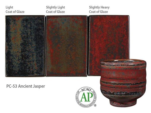 AMACO Potter's Choice - PC-53 Ancient Jasper - 古代碧玉 (16oz)