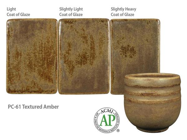 AMACO Potter's Choice - PC-61 Textured Amber - 琥珀 (16oz)